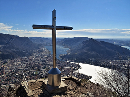 Monte San Martino (1080 m) ad anello da Rancio (Lecco)– 21febb22- FOTOGALLERY